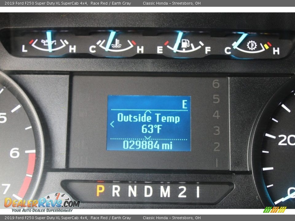 2019 Ford F250 Super Duty XL SuperCab 4x4 Race Red / Earth Gray Photo #25
