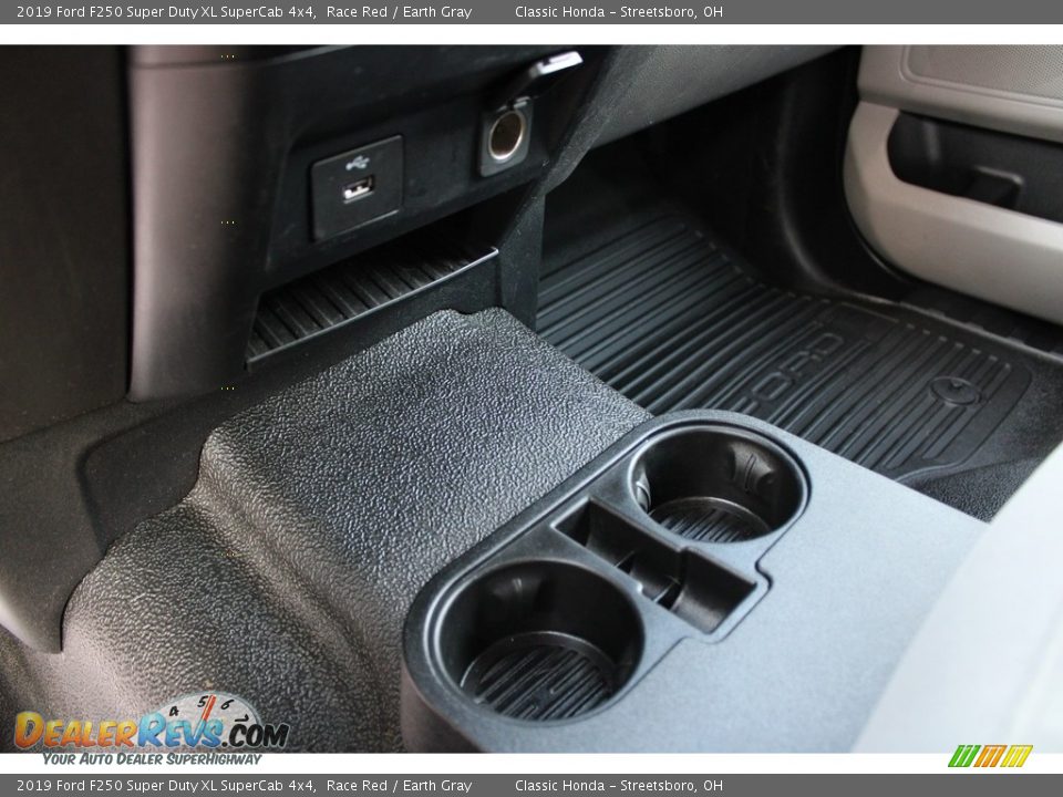 2019 Ford F250 Super Duty XL SuperCab 4x4 Race Red / Earth Gray Photo #29