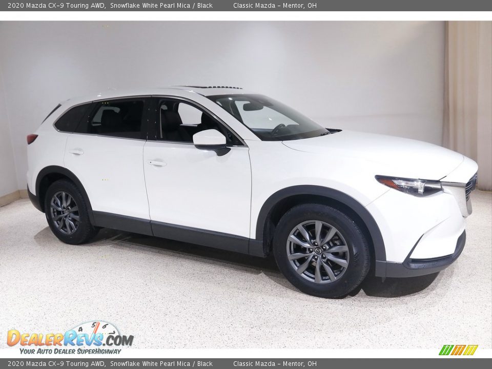 2020 Mazda CX-9 Touring AWD Snowflake White Pearl Mica / Black Photo #1