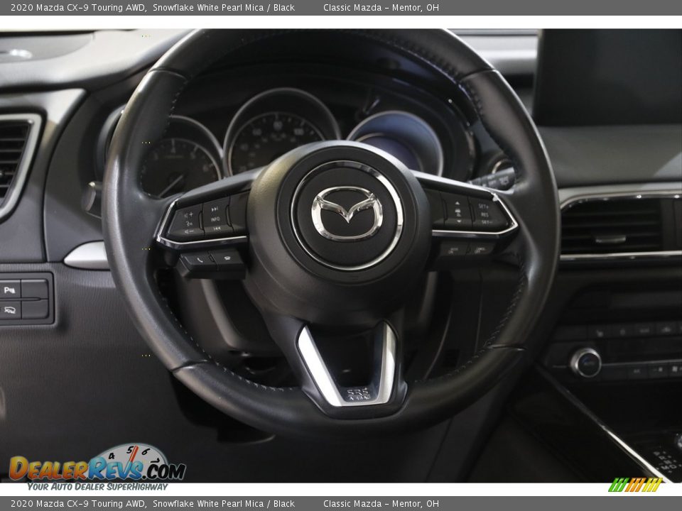 2020 Mazda CX-9 Touring AWD Snowflake White Pearl Mica / Black Photo #7