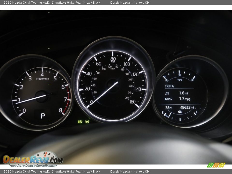 2020 Mazda CX-9 Touring AWD Snowflake White Pearl Mica / Black Photo #8