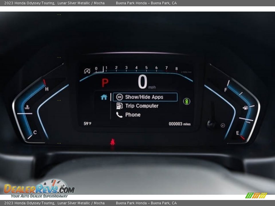 2023 Honda Odyssey Touring Gauges Photo #18