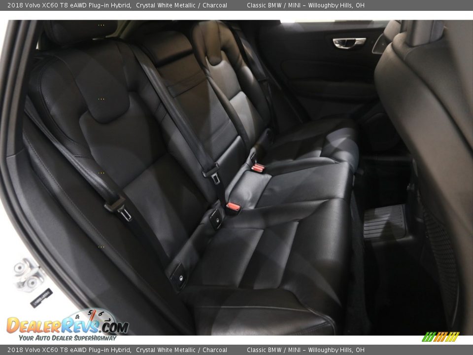 Rear Seat of 2018 Volvo XC60 T8 eAWD Plug-in Hybrid Photo #21