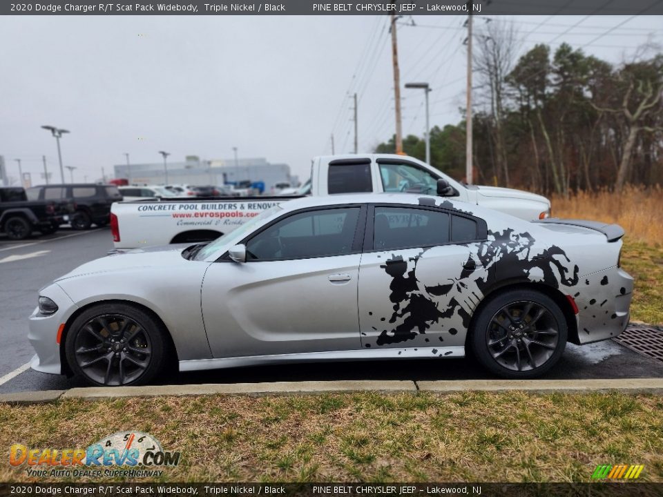 2020 Dodge Charger R/T Scat Pack Widebody Triple Nickel / Black Photo #8