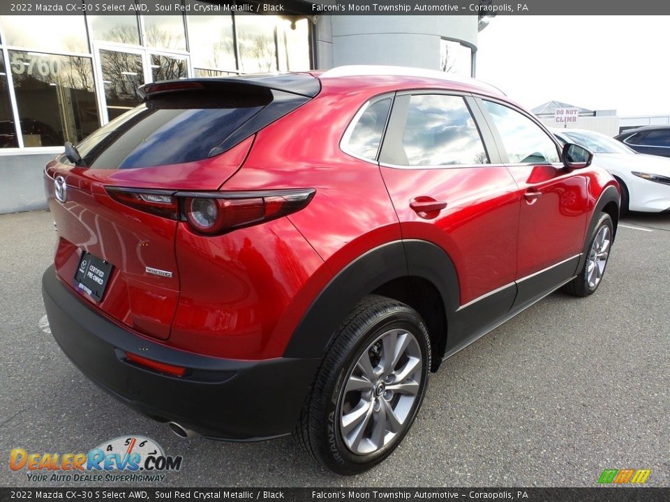 2022 Mazda CX-30 S Select AWD Soul Red Crystal Metallic / Black Photo #2