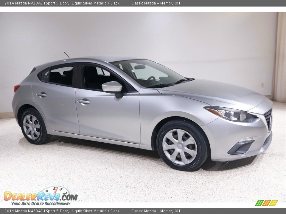 Liquid Silver Metallic 2014 Mazda MAZDA3 i Sport 5 Door Photo #1