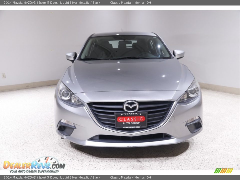 2014 Mazda MAZDA3 i Sport 5 Door Liquid Silver Metallic / Black Photo #2