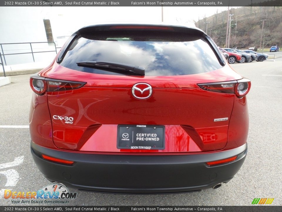 2022 Mazda CX-30 S Select AWD Soul Red Crystal Metallic / Black Photo #3