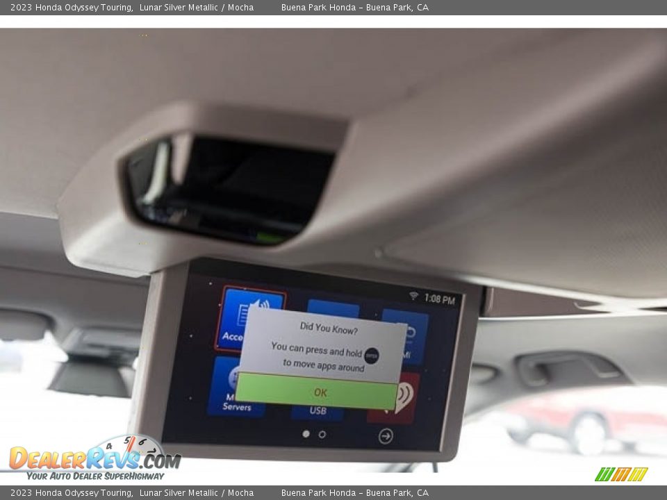 Entertainment System of 2023 Honda Odyssey Touring Photo #28