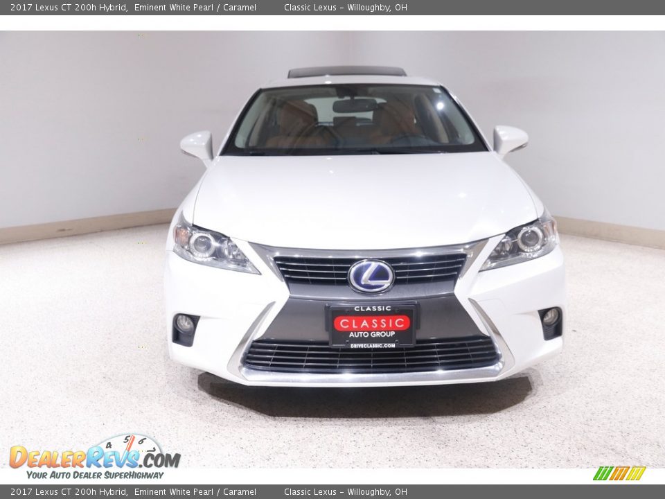 2017 Lexus CT 200h Hybrid Eminent White Pearl / Caramel Photo #2