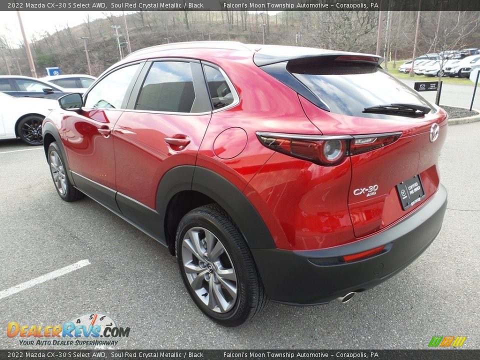 2022 Mazda CX-30 S Select AWD Soul Red Crystal Metallic / Black Photo #5