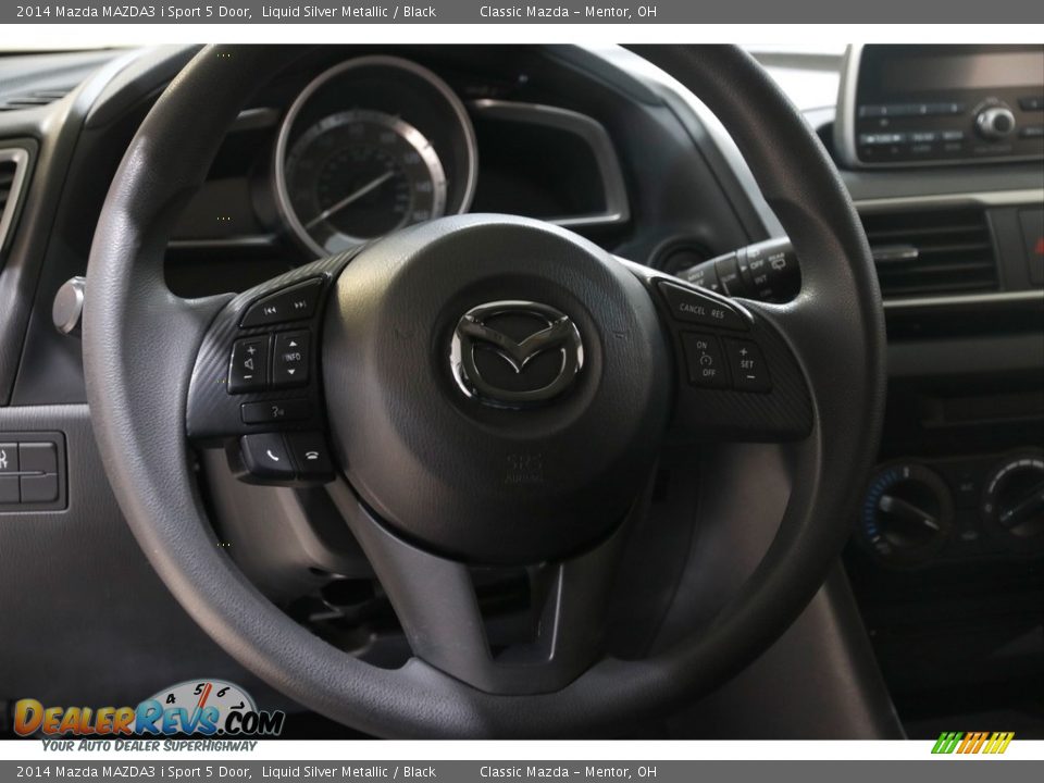2014 Mazda MAZDA3 i Sport 5 Door Steering Wheel Photo #7
