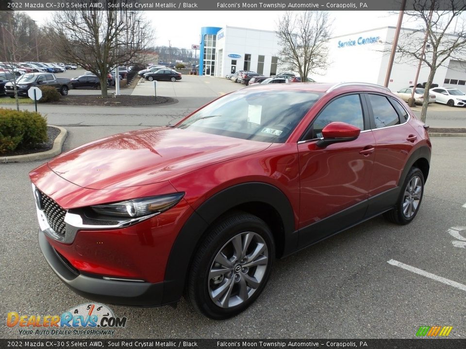 2022 Mazda CX-30 S Select AWD Soul Red Crystal Metallic / Black Photo #7