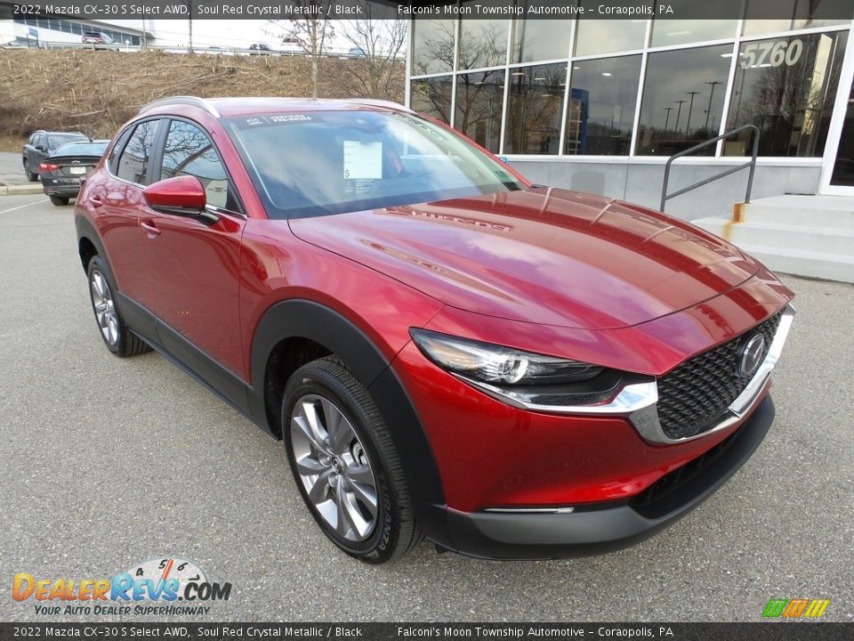 2022 Mazda CX-30 S Select AWD Soul Red Crystal Metallic / Black Photo #9