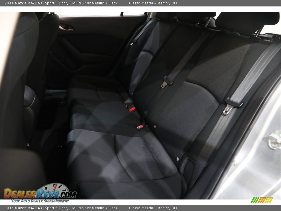 2014 Mazda MAZDA3 i Sport 5 Door Liquid Silver Metallic / Black Photo #15