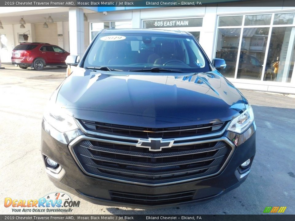 2019 Chevrolet Traverse Premier AWD Mosaic Black Metallic / Jet Black Photo #3