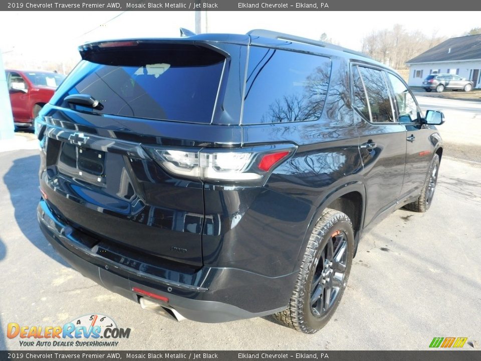 2019 Chevrolet Traverse Premier AWD Mosaic Black Metallic / Jet Black Photo #6