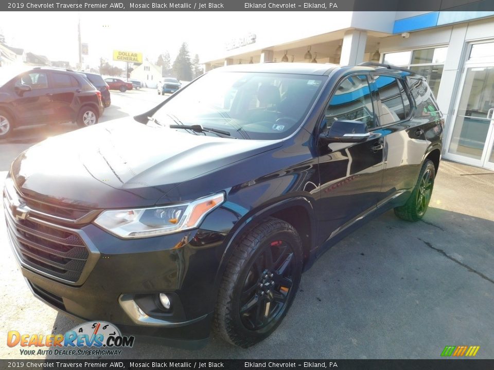 2019 Chevrolet Traverse Premier AWD Mosaic Black Metallic / Jet Black Photo #10