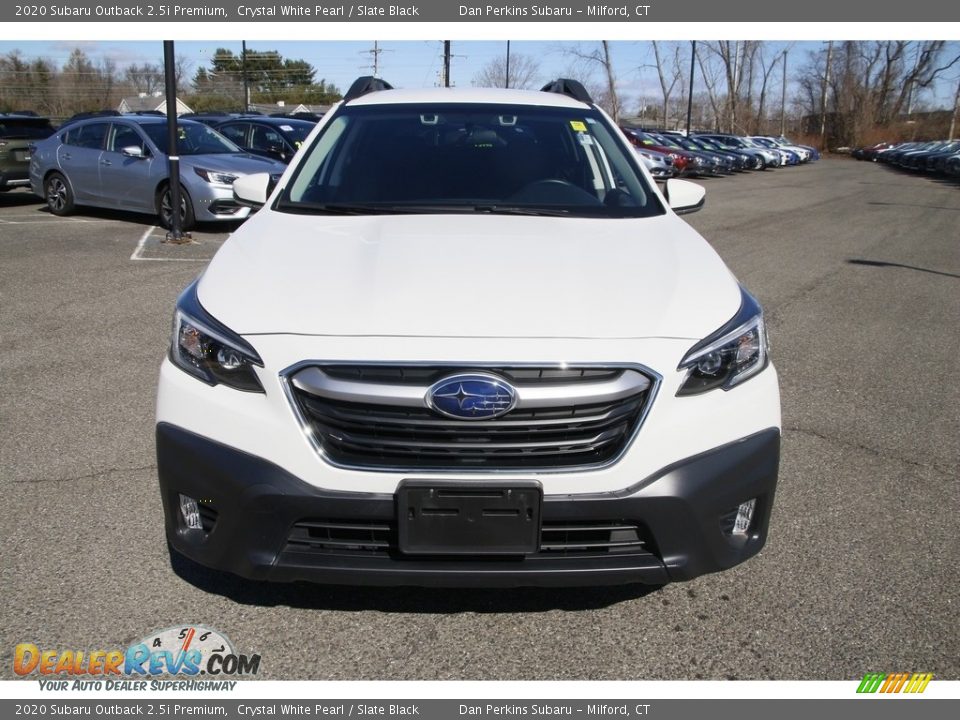 2020 Subaru Outback 2.5i Premium Crystal White Pearl / Slate Black Photo #2