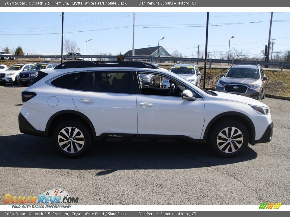2020 Subaru Outback 2.5i Premium Crystal White Pearl / Slate Black Photo #4