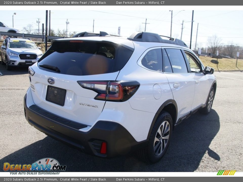 2020 Subaru Outback 2.5i Premium Crystal White Pearl / Slate Black Photo #5