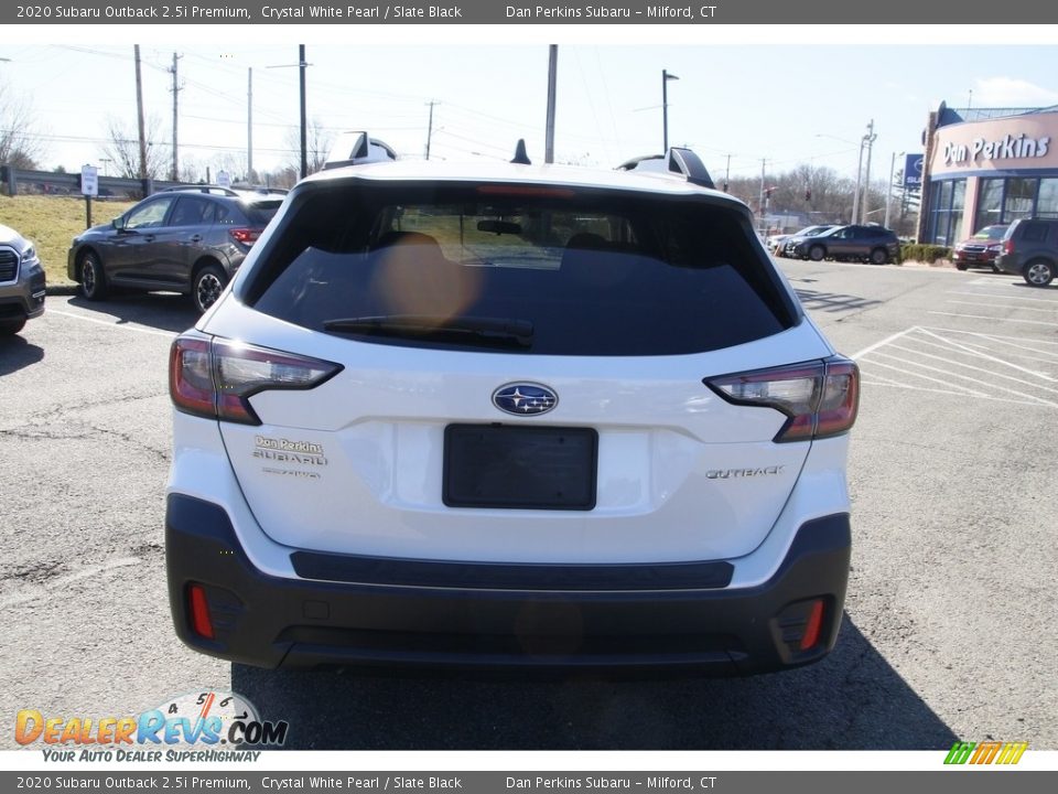 2020 Subaru Outback 2.5i Premium Crystal White Pearl / Slate Black Photo #6