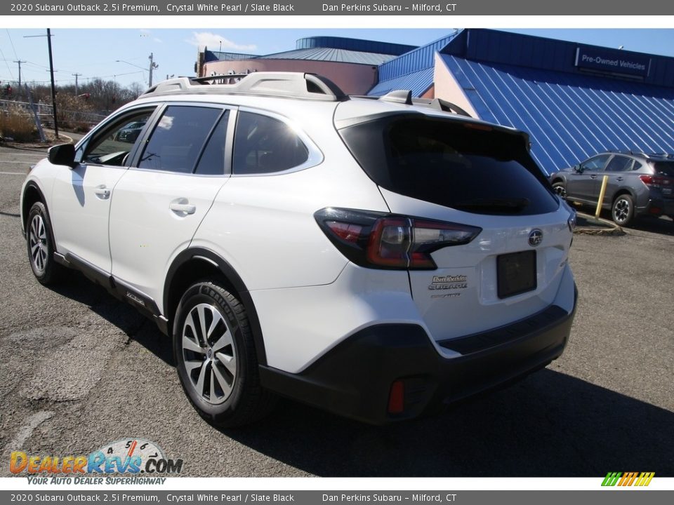2020 Subaru Outback 2.5i Premium Crystal White Pearl / Slate Black Photo #7