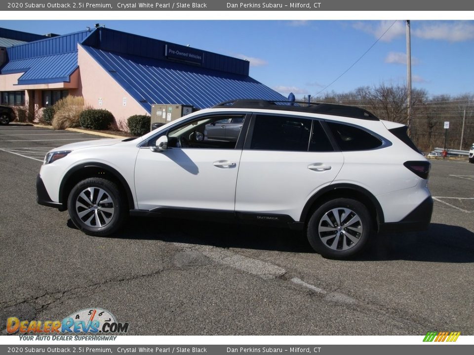 2020 Subaru Outback 2.5i Premium Crystal White Pearl / Slate Black Photo #8