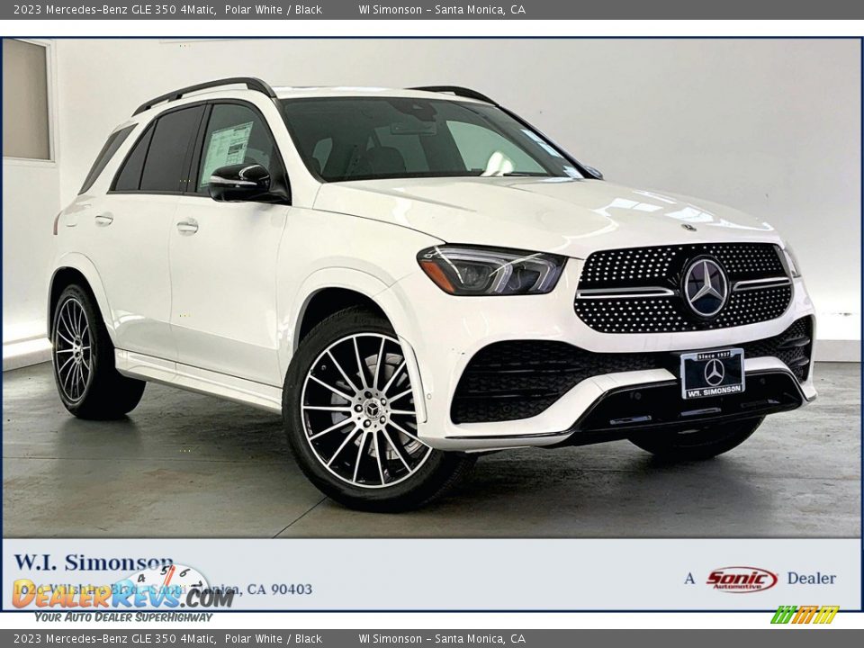 2023 Mercedes-Benz GLE 350 4Matic Polar White / Black Photo #1