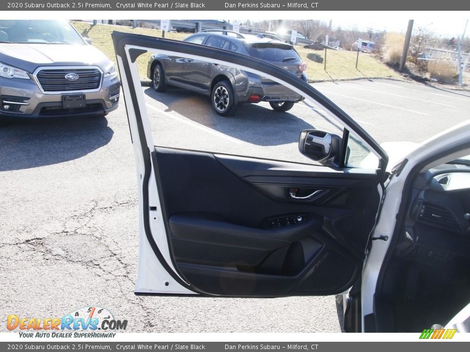 2020 Subaru Outback 2.5i Premium Crystal White Pearl / Slate Black Photo #9