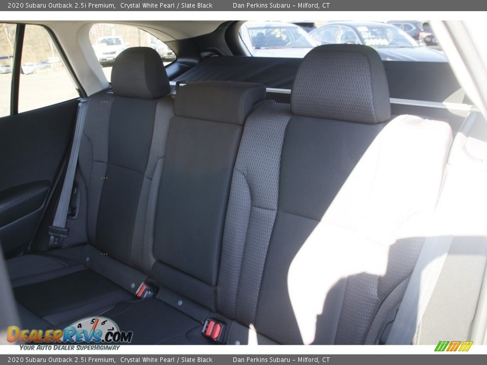 2020 Subaru Outback 2.5i Premium Crystal White Pearl / Slate Black Photo #12