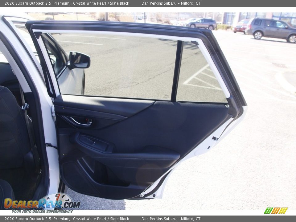 2020 Subaru Outback 2.5i Premium Crystal White Pearl / Slate Black Photo #14