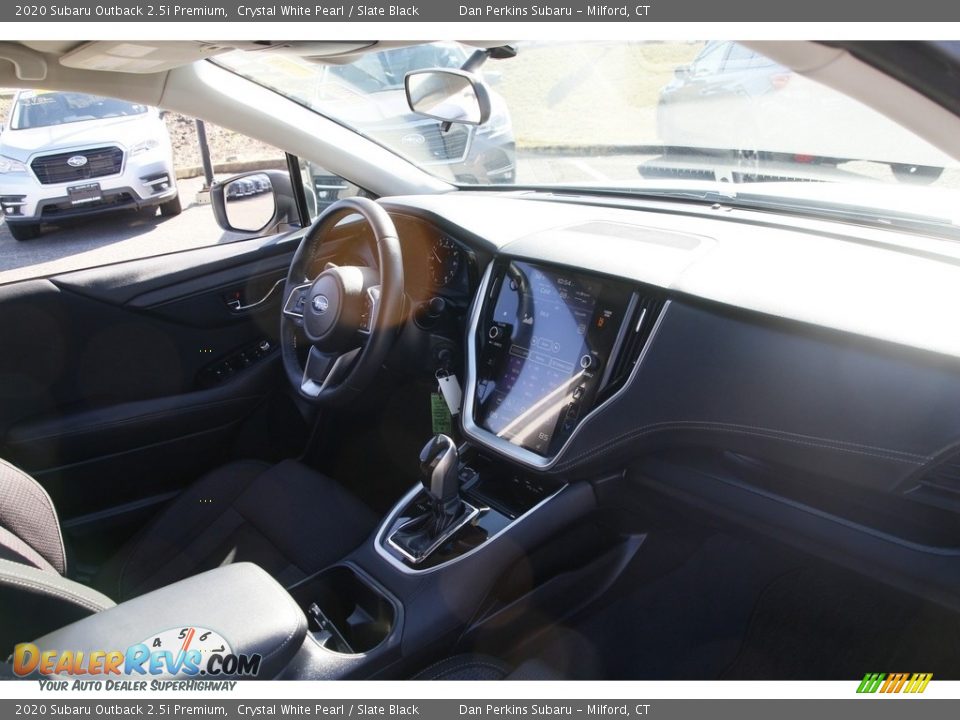 2020 Subaru Outback 2.5i Premium Crystal White Pearl / Slate Black Photo #15