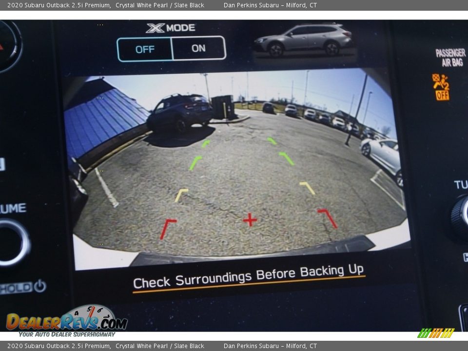 2020 Subaru Outback 2.5i Premium Crystal White Pearl / Slate Black Photo #20