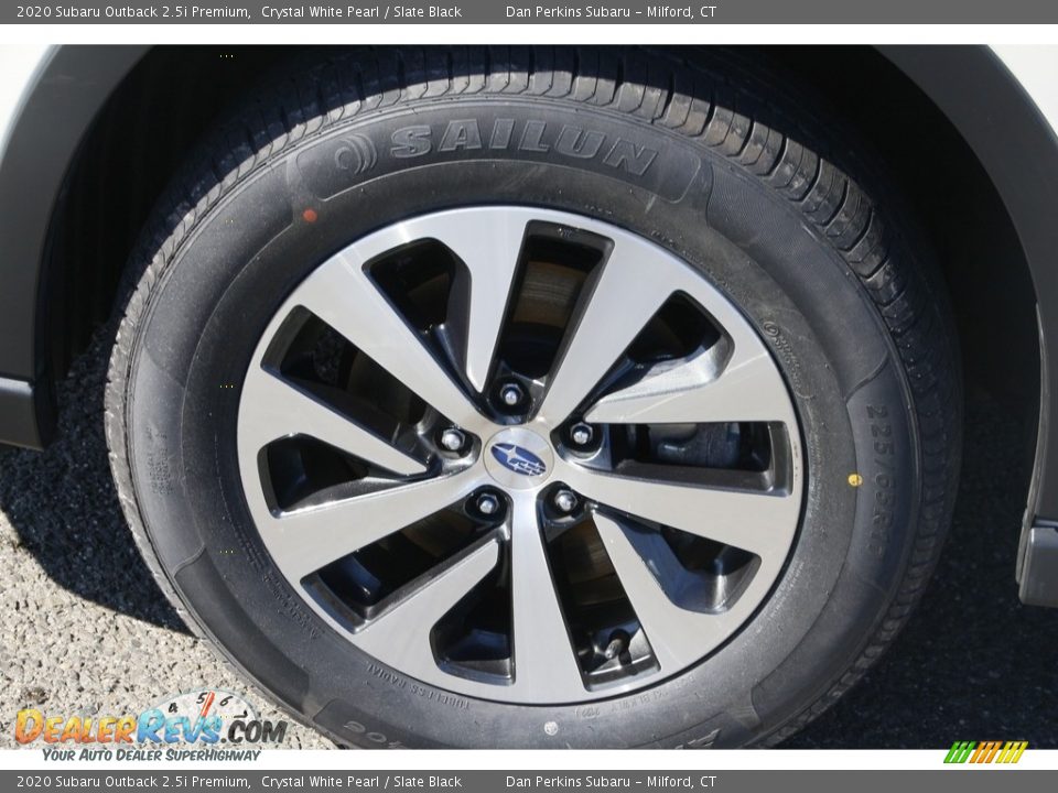 2020 Subaru Outback 2.5i Premium Crystal White Pearl / Slate Black Photo #22