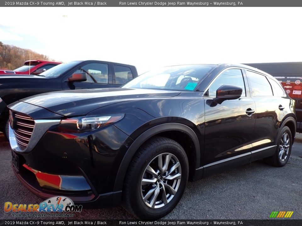 2019 Mazda CX-9 Touring AWD Jet Black Mica / Black Photo #1