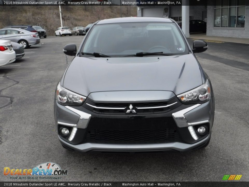 2018 Mitsubishi Outlander Sport LE AWC Mercury Gray Metallic / Black Photo #3