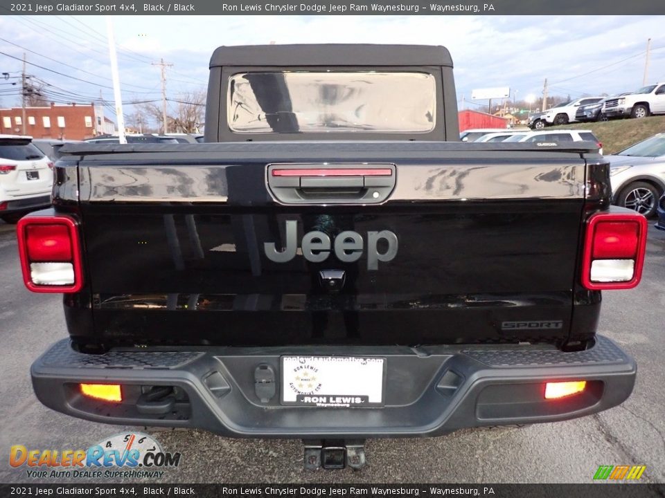 2021 Jeep Gladiator Sport 4x4 Black / Black Photo #4