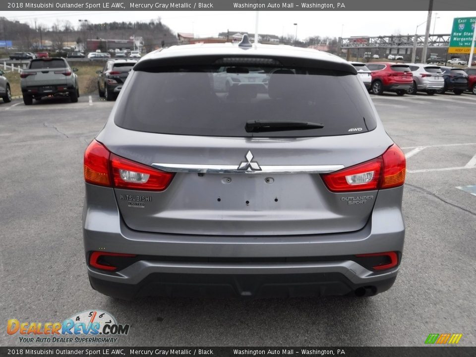 2018 Mitsubishi Outlander Sport LE AWC Mercury Gray Metallic / Black Photo #8