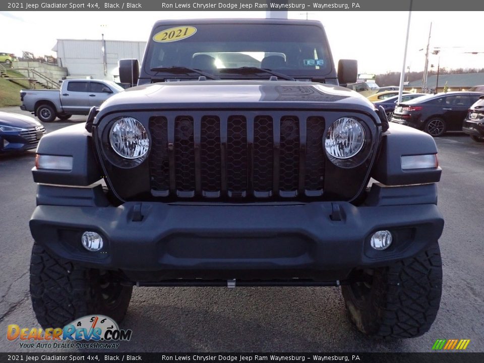 2021 Jeep Gladiator Sport 4x4 Black / Black Photo #9