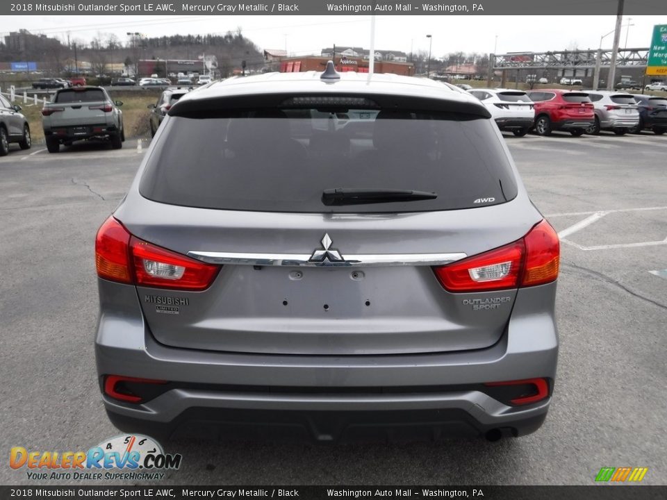 2018 Mitsubishi Outlander Sport LE AWC Mercury Gray Metallic / Black Photo #12