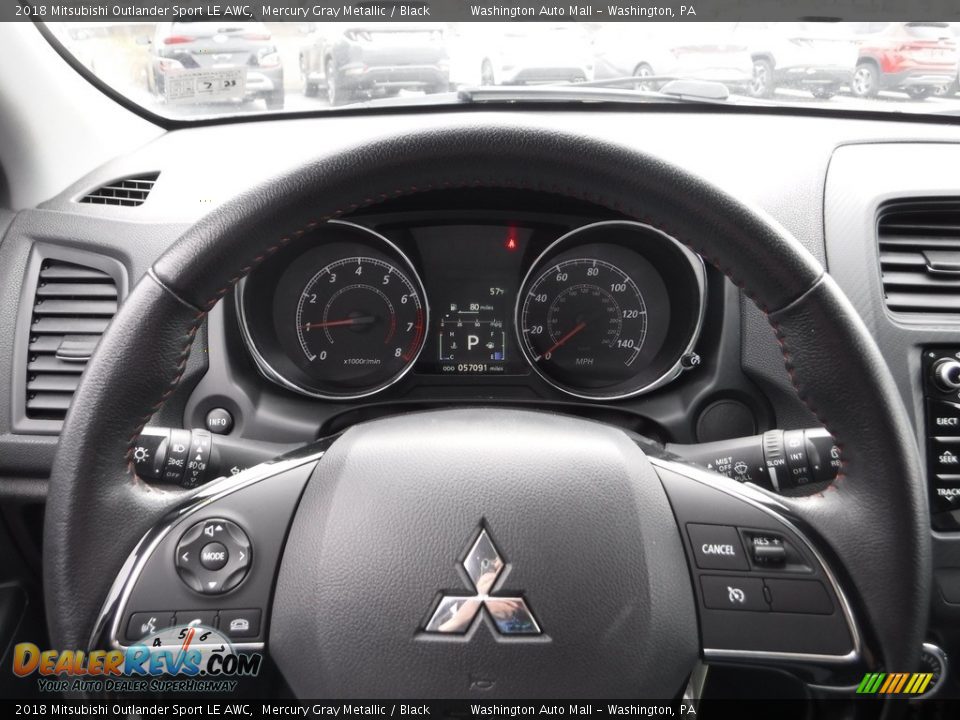 2018 Mitsubishi Outlander Sport LE AWC Steering Wheel Photo #14