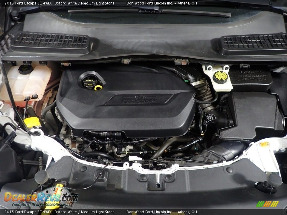 2015 Ford Escape SE 4WD Oxford White / Medium Light Stone Photo #7