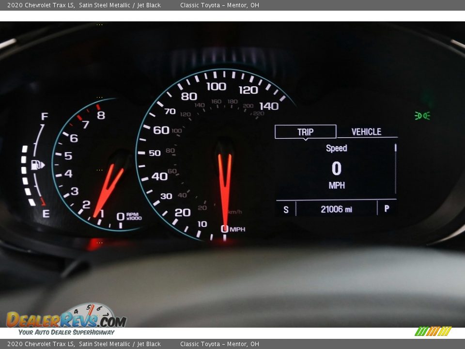 2020 Chevrolet Trax LS Satin Steel Metallic / Jet Black Photo #8