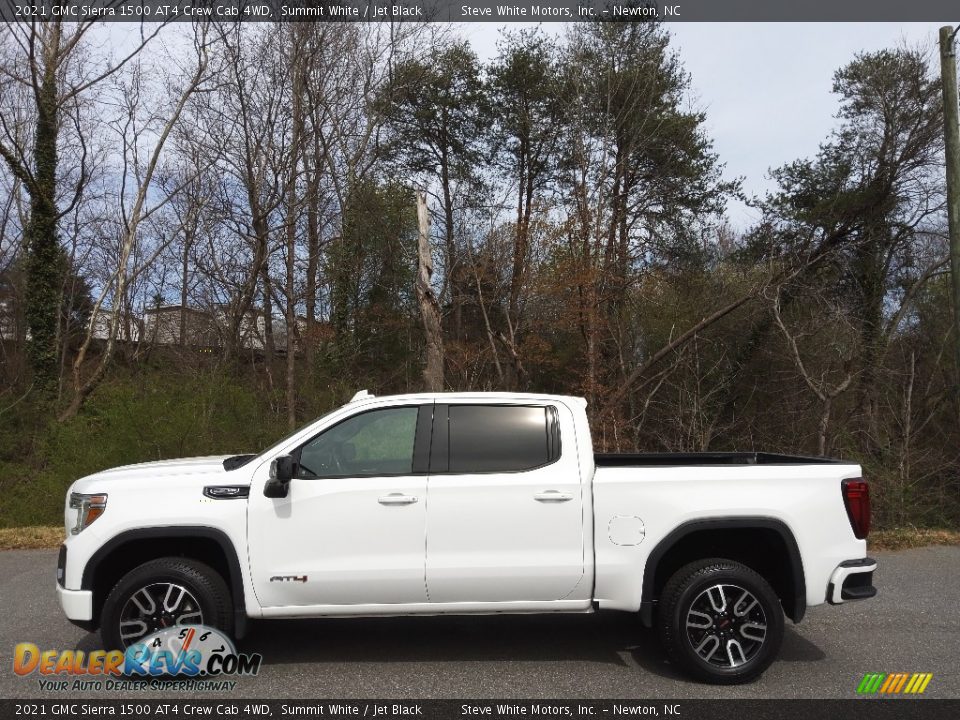 Summit White 2021 GMC Sierra 1500 AT4 Crew Cab 4WD Photo #1