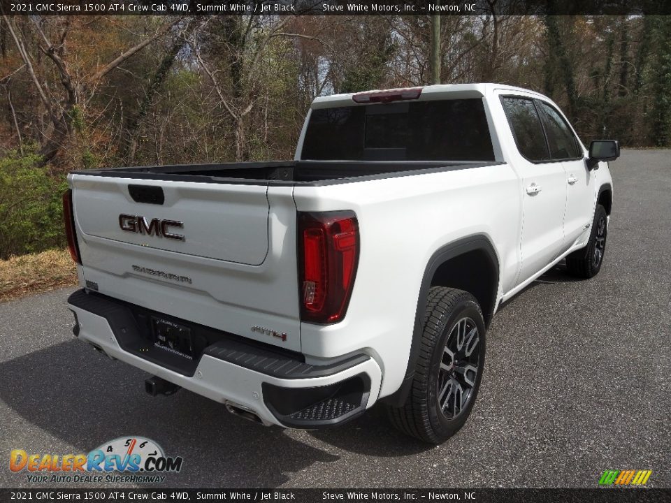 2021 GMC Sierra 1500 AT4 Crew Cab 4WD Summit White / Jet Black Photo #7