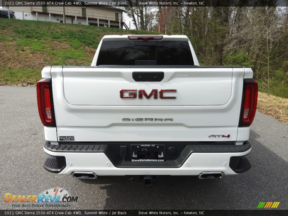 2021 GMC Sierra 1500 AT4 Crew Cab 4WD Summit White / Jet Black Photo #8