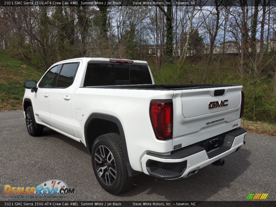 2021 GMC Sierra 1500 AT4 Crew Cab 4WD Summit White / Jet Black Photo #12