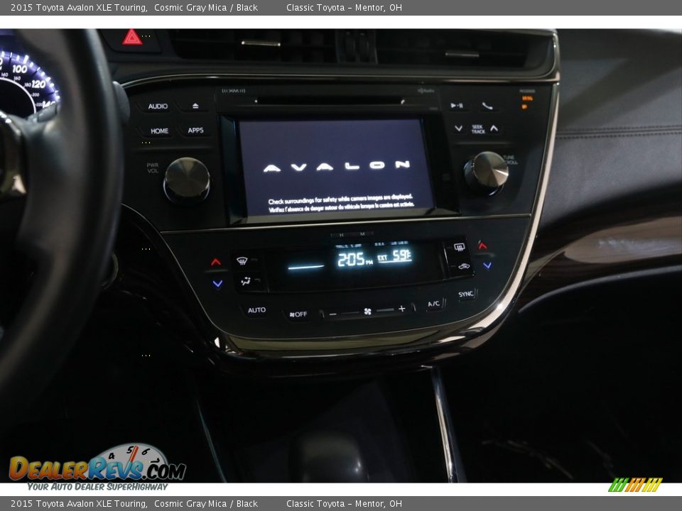 2015 Toyota Avalon XLE Touring Cosmic Gray Mica / Black Photo #9