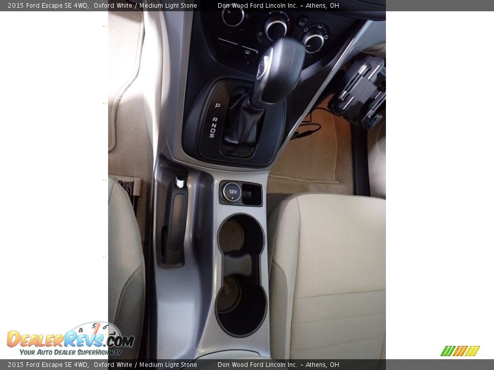 2015 Ford Escape SE 4WD Oxford White / Medium Light Stone Photo #29